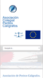 Mobile Screenshot of colegioperitoscaligrafos.org